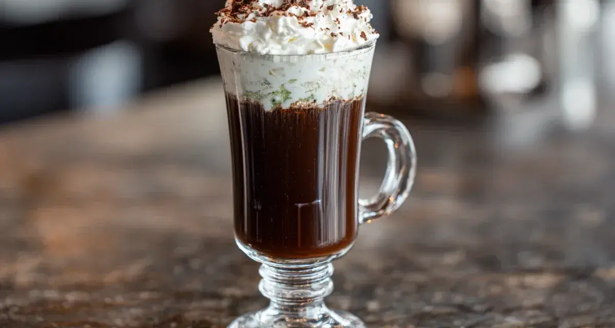 En lyxig kaffedrink med vispgrädde och chokladspån. Ett perfekt recept för Kaffe Karlsson.