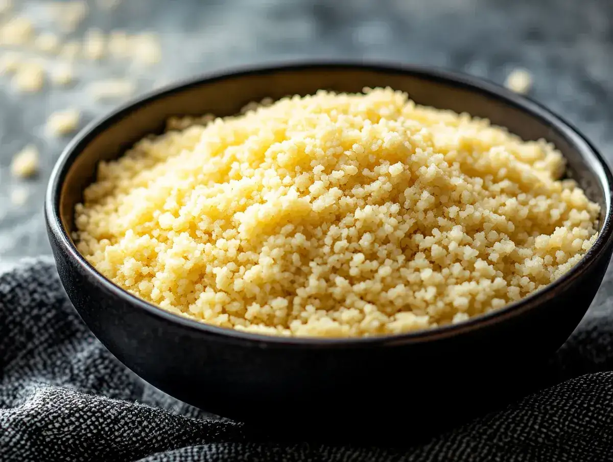 En sk&aring;l med fluffig, gyllene bulgur, redo att koka. Perfekt som tillbeh&ouml;r till din m&aring;ltid.